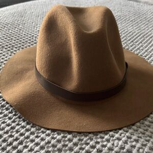 H&M Wool Classic Brown Fedora Hat